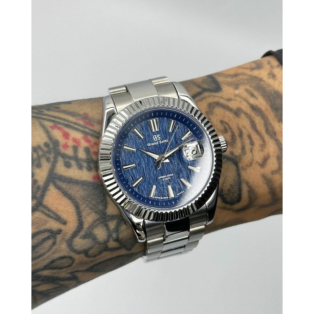 Custom Grand Seiko Mod • Blue Birch GS • 41mm